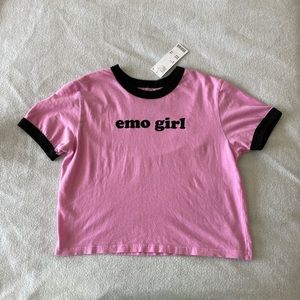 Emo girl tshirt